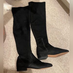 Banana Republic Black Over-the-Knee Boots